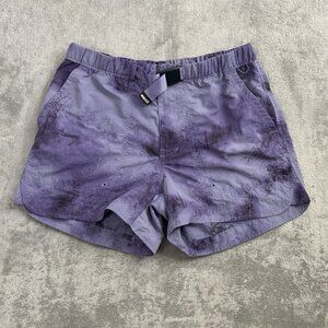 REI Co-op Sahara Amphib Shorts Womens M Belted Pockets Purple Outdoor Gorpcore